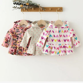 Baby Girl Clothes Jacket Fashion Toddler Baby Girls Coat Jackets Long Sleeve Children Clothing Outerwear Age for 1-4Yrs