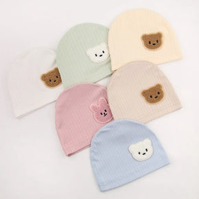 Newborn Baby Turban Hats Spring Autumn Models 0-6 Months Boys Girls 95% Cotton Fetal Hopstial Caps Infant Beanies Accessories